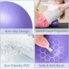 imageAPEXUP Yoga ampamp Pilates Ball  Anti Slip Heavy Duty Gym Ball for Fitness Balance ampamp Core WorkoutPurple