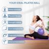 imageAPEXUP Yoga ampamp Pilates Ball  Anti Slip Heavy Duty Gym Ball for Fitness Balance ampamp Core WorkoutPurple