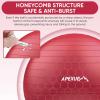 imageAPEXUP Yoga ampamp Pilates Ball  Anti Slip Heavy Duty Gym Ball for Fitness Balance ampamp Core WorkoutRed