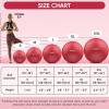 imageAPEXUP Yoga ampamp Pilates Ball  Anti Slip Heavy Duty Gym Ball for Fitness Balance ampamp Core WorkoutRed