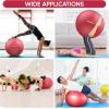 imageAPEXUP Yoga ampamp Pilates Ball  Anti Slip Heavy Duty Gym Ball for Fitness Balance ampamp Core WorkoutRed