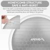 imageAPEXUP Yoga ampamp Pilates Ball  Anti Slip Heavy Duty Gym Ball for Fitness Balance ampamp Core WorkoutSilver