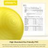 imageAPEXUP Yoga ampamp Pilates Ball  Anti Slip Heavy Duty Gym Ball for Fitness Balance ampamp Core WorkoutYellow