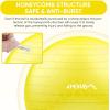 imageAPEXUP Yoga ampamp Pilates Ball  Anti Slip Heavy Duty Gym Ball for Fitness Balance ampamp Core WorkoutYellow