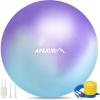 imageAPEXUP Yoga ampamp Pilates Ball  Anti Slip Heavy Duty Gym Ball for Fitness Balance ampamp Core WorkoutBlue Purple