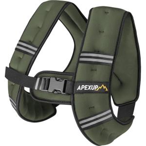 imageAPEXUP Weighted Vest Men Women Weight Vest for Women Workout Equipment for Strength Training RunningGreen