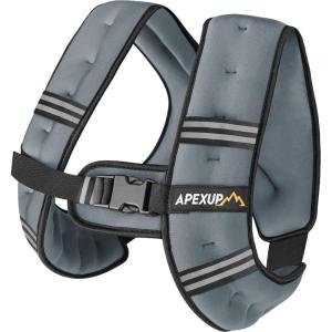 imageAPEXUP Weighted Vest Men Women Weight Vest for Women Workout Equipment for Strength Training RunningGrey