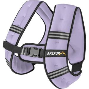 imageAPEXUP Weighted Vest Men Women Weight Vest for Women Workout Equipment for Strength Training RunningPastel Purple