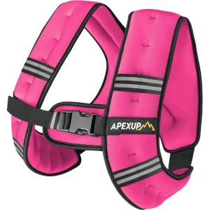 imageAPEXUP Weighted Vest Men Women Weight Vest for Women Workout Equipment for Strength Training RunningPink