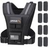 imageAPEXUP Adjustable Weighted Vest Men 20lbs30lbs40lbs Weights with Reflective Stripe Weight Vest Woman Workout Vest for Strength Training Running Walking20lbs
