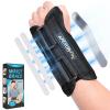 imageAPEXUP Wrist Brace for Carpal Tunnel Night Pain Relief Hand Brace with Adjustable Wrist Wraps and Splint for Men and Women Ideal for Tendonitis Arthritis and Sprains M LeftLeft Hand