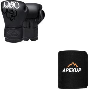 imageAPEXUP Sweat Waist Trainer M  Boxing Gloves 12oz