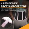 imageAPEXUP Waist Trainer for Women Lower Belly Fat Men Sweat Band Stomach Wrap Waist Trimmer with Removable Lumbar SupportBlackpink