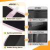 imageAPEXUP Waist Trainer for Women Lower Belly Fat Men Sweat Band Stomach Wrap Waist Trimmer with Removable Lumbar SupportBlackpink