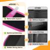 imageAPEXUP Waist Trainer for Women Lower Belly Fat Men Sweat Band Stomach Wrap Waist Trimmer with Removable Lumbar SupportBlackrose Red