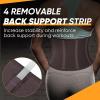 imageAPEXUP Waist Trainer for Women Lower Belly Fat Men Sweat Band Stomach Wrap Waist Trimmer with Removable Lumbar SupportMocha