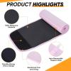 imageAPEXUP Waist Trainer for Women Lower Belly Fat Men Sweat Band Stomach Wrap Waist Trimmer with Removable Lumbar SupportPastel Pink